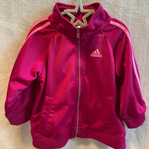 Girls’ Adidas Track Jacket - Picture 1 of 9